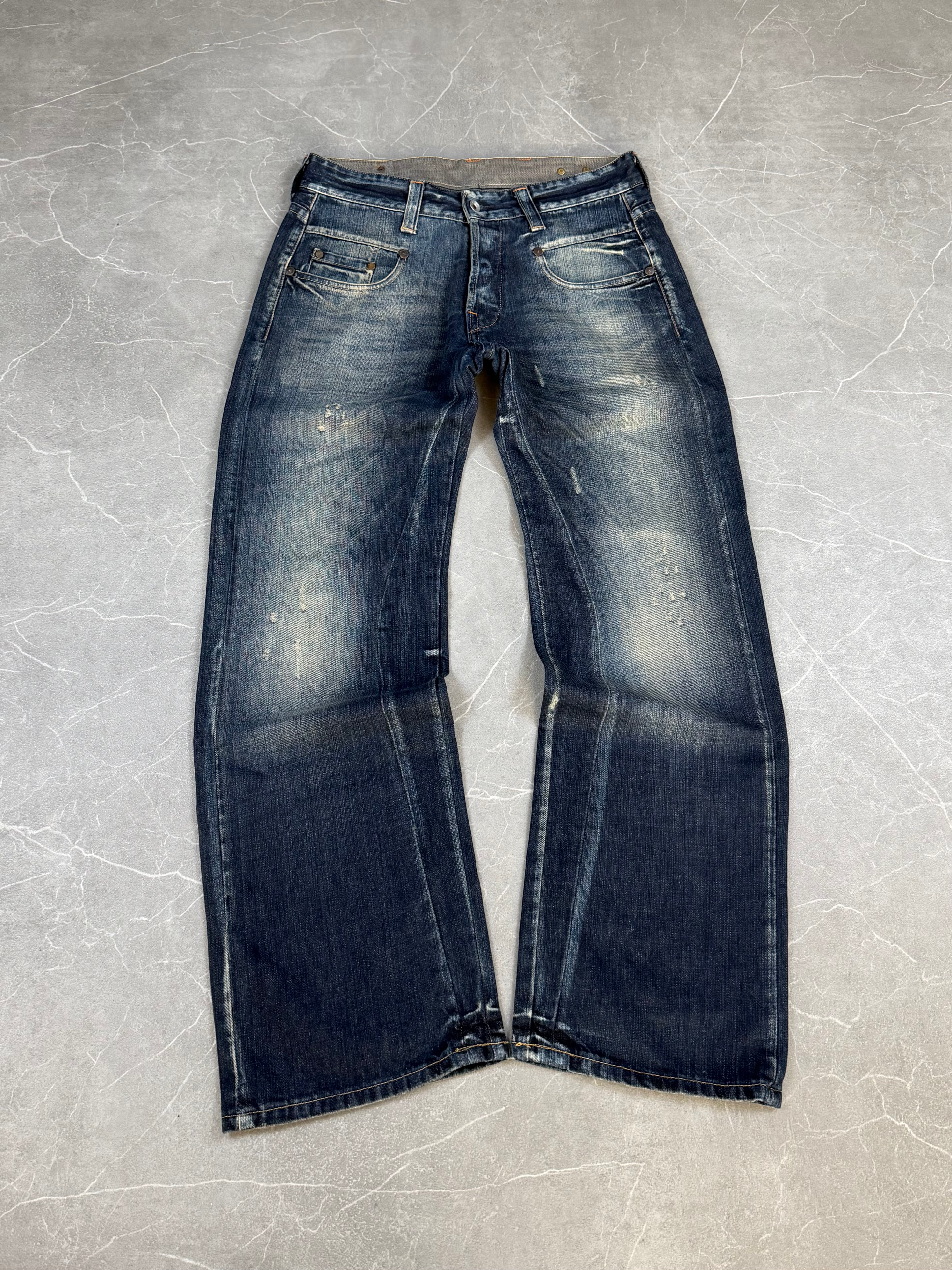 G-Star Washed Big Logo Jeans (M)
