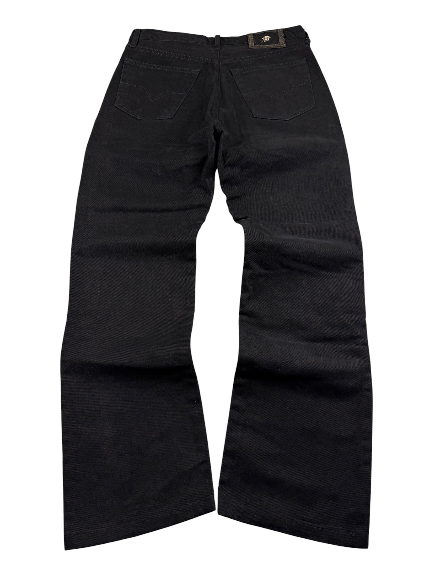 Versace vintage Big Logo Straight Jeans (XS)