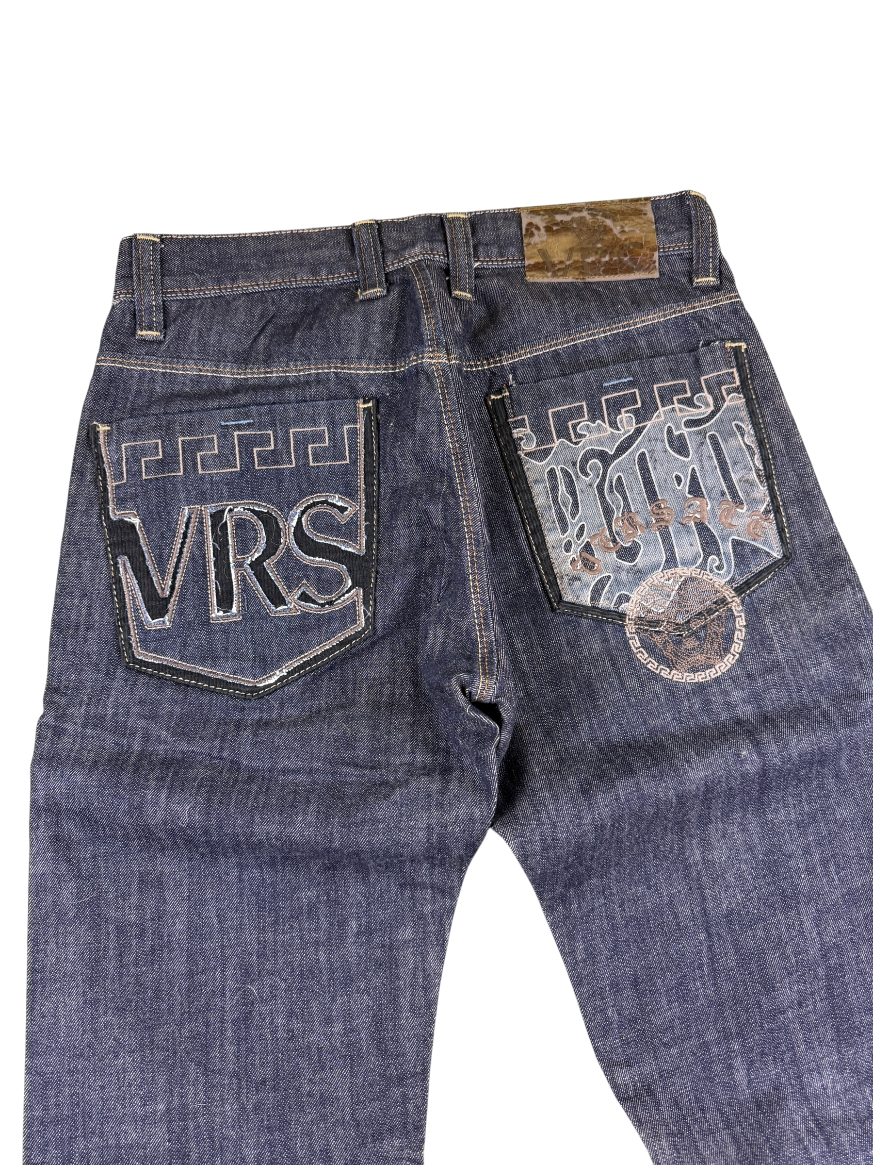 Versace vintage Big Logo Straight Jeans (S)