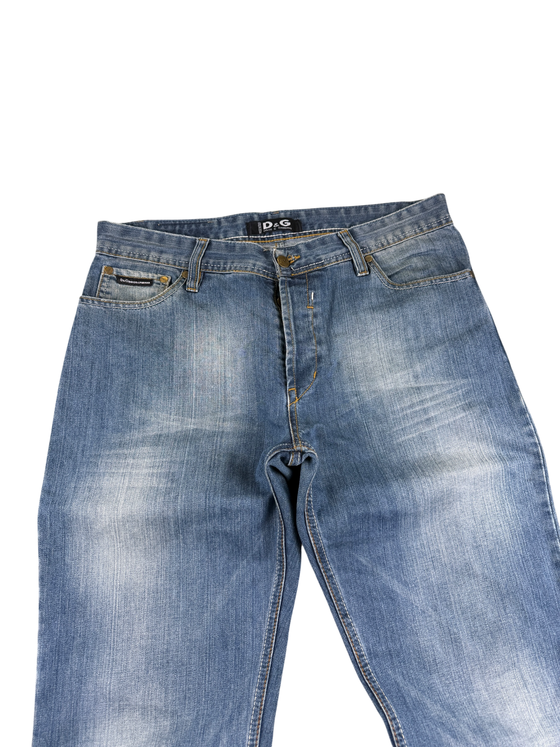 Dolce Gabbana vintage Big Logo Bootcut Jeans (L)