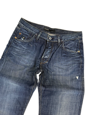 Vintage Washed Bootcut Jeans (S-M)