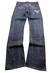Armani Big Logo Bootcut Jeans (S)