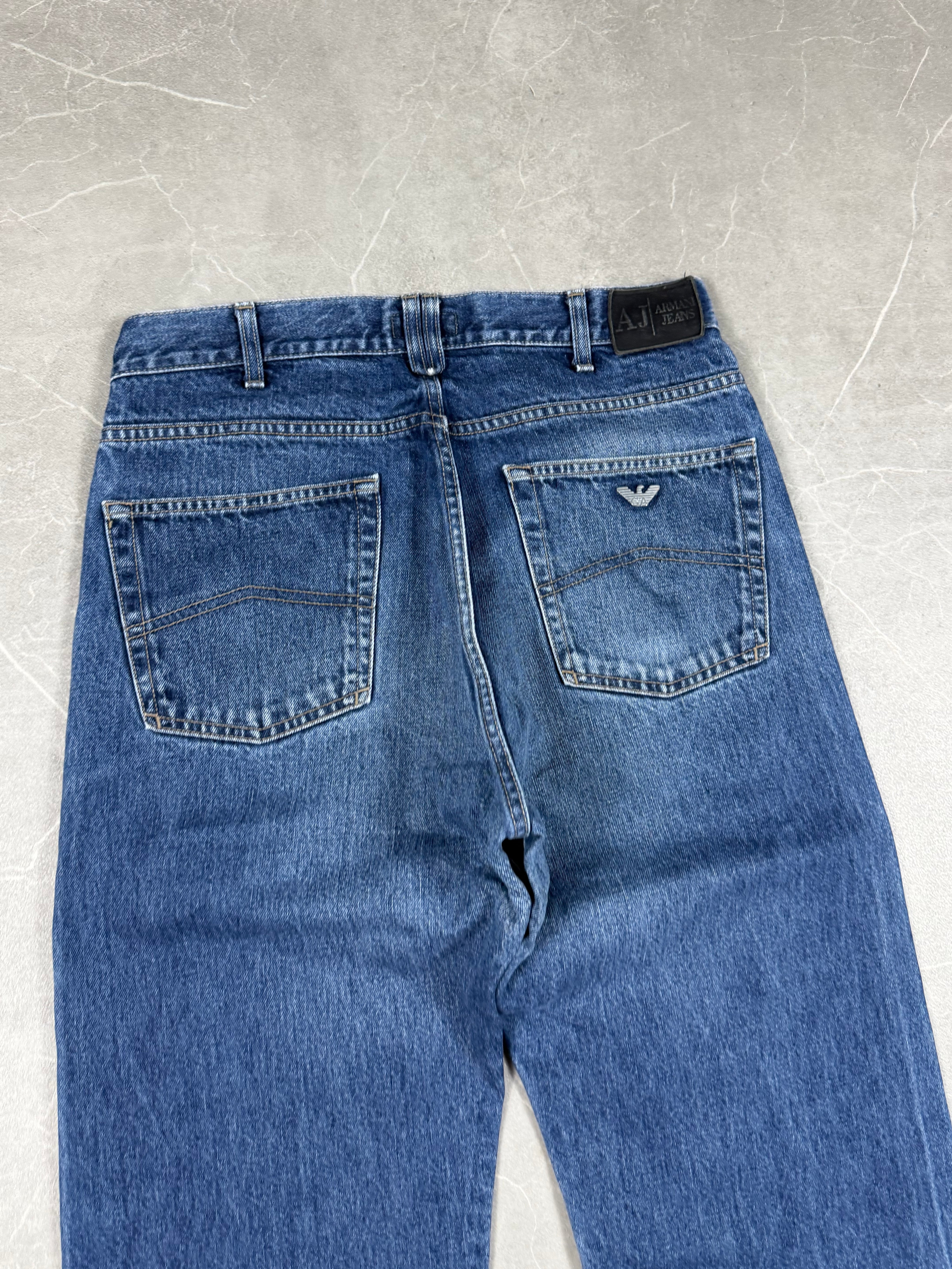 Armani Vintage Straight Jeans (M-L)