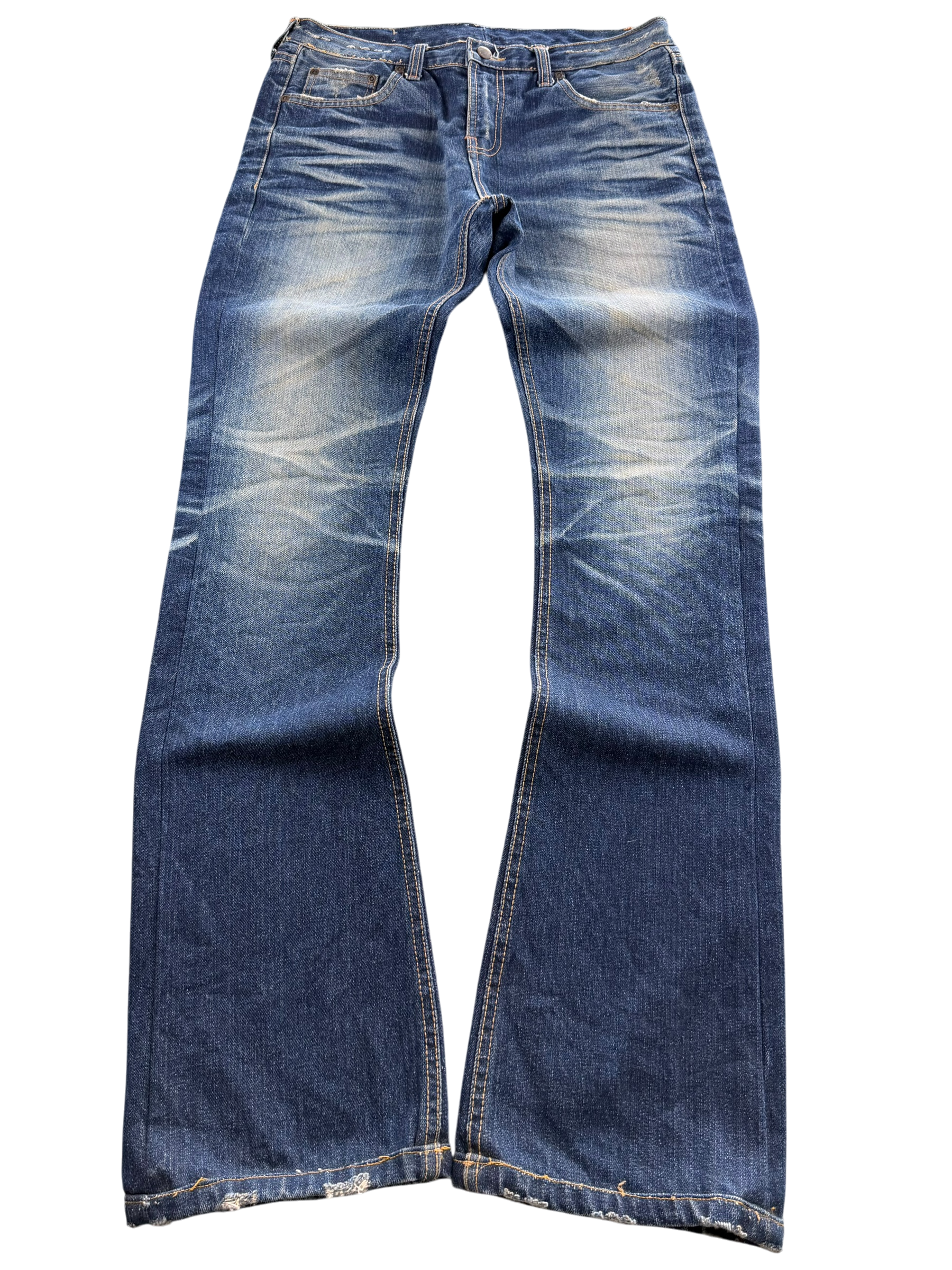 Washed Straightfit Jeans (S)