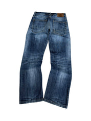 Vintage Washed Straight Jeans (XS-S)
