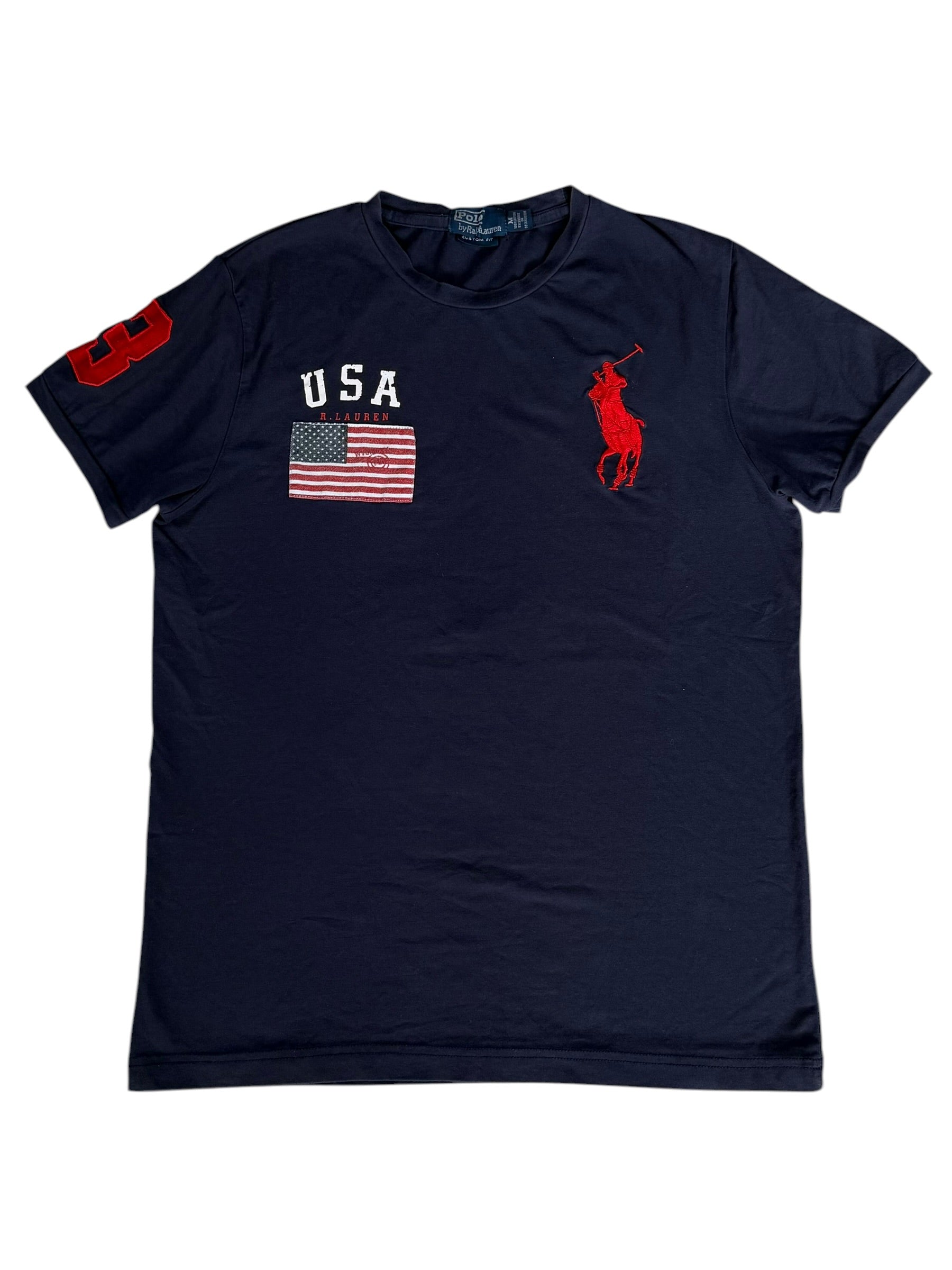 Ralph Lauren Big Pony USA Slim-Fit T-shirt (M)