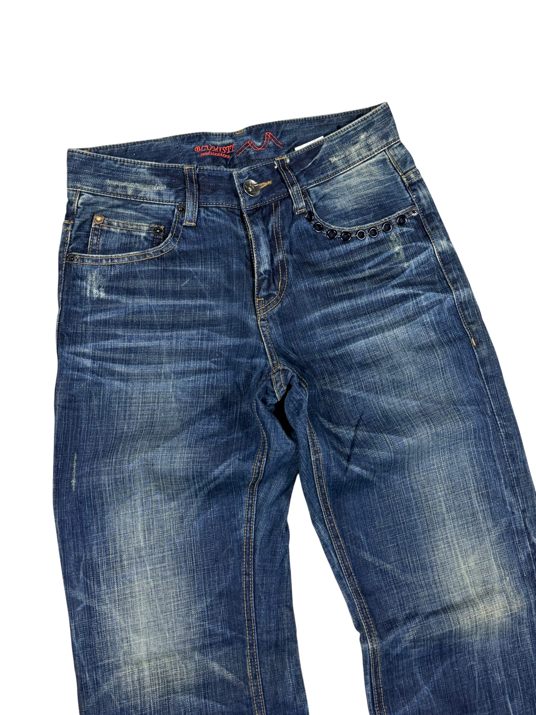 Washed straight Jeans (XS-S)