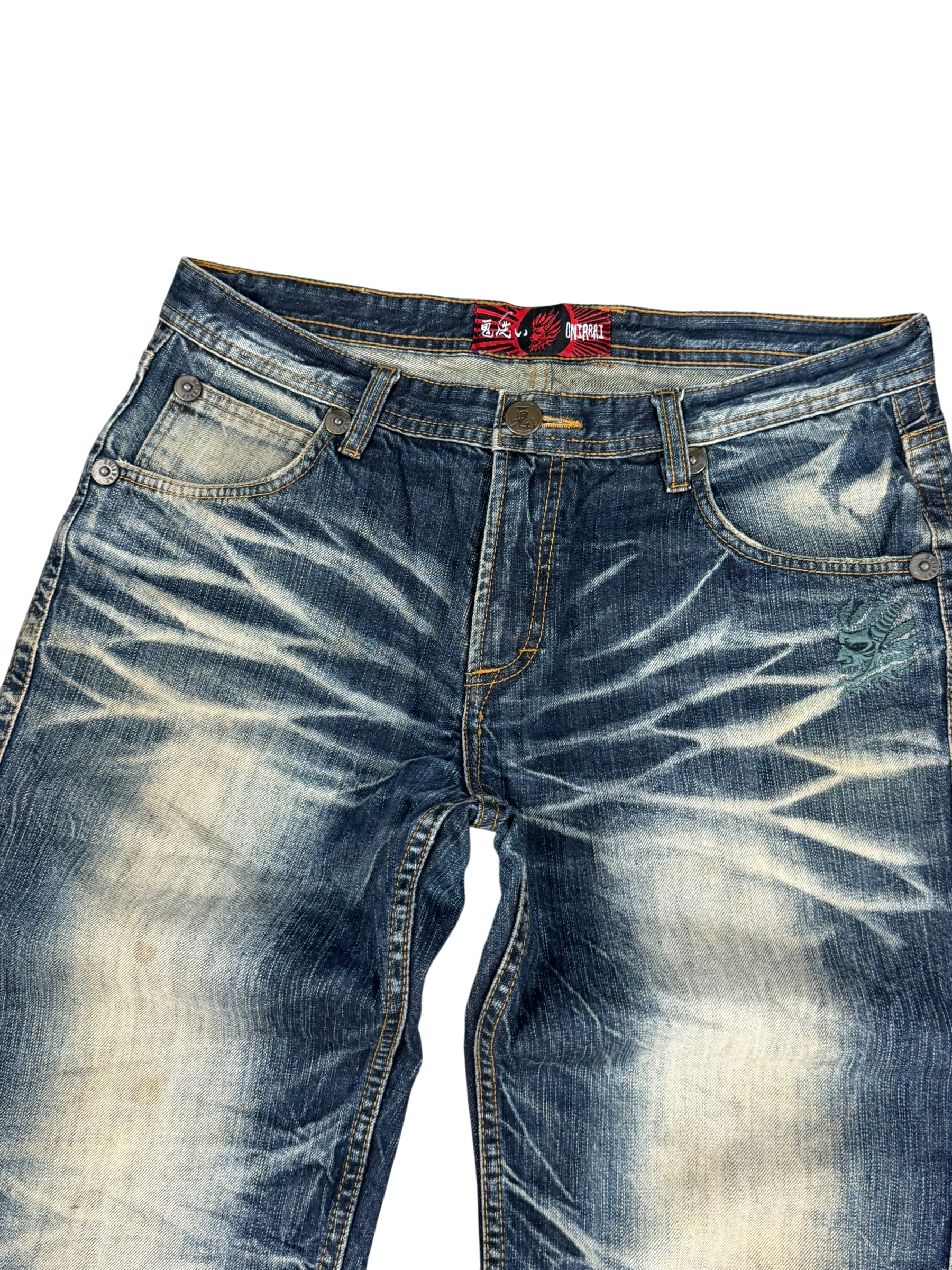 Ultra Washed Straight Jeans (S)