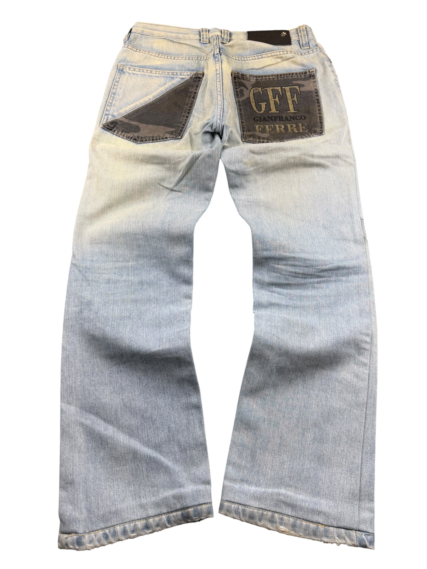 Ferre vintage Big Logo Straight Jeans (XS)
