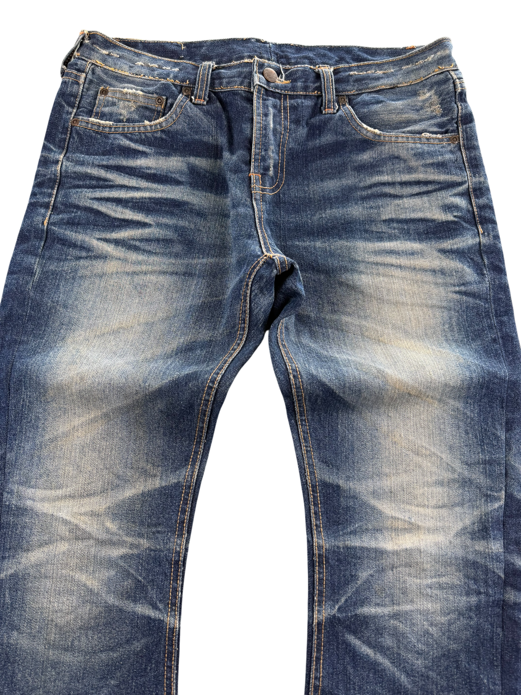 Washed Straightfit Jeans (S)