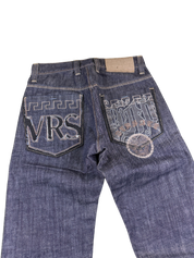 Versace vintage Big Logo Straight Jeans (XS)