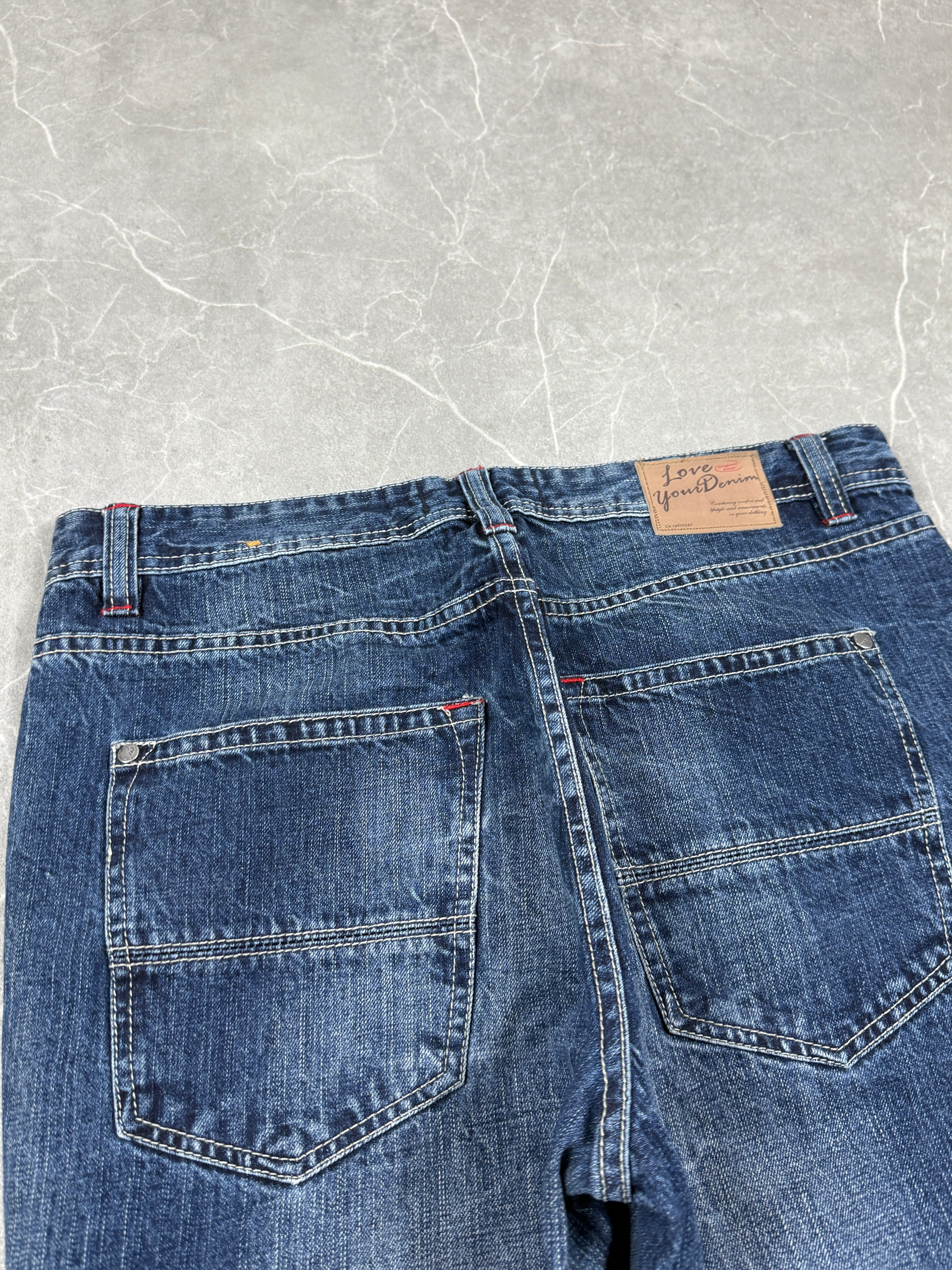 Vintage washed jeans