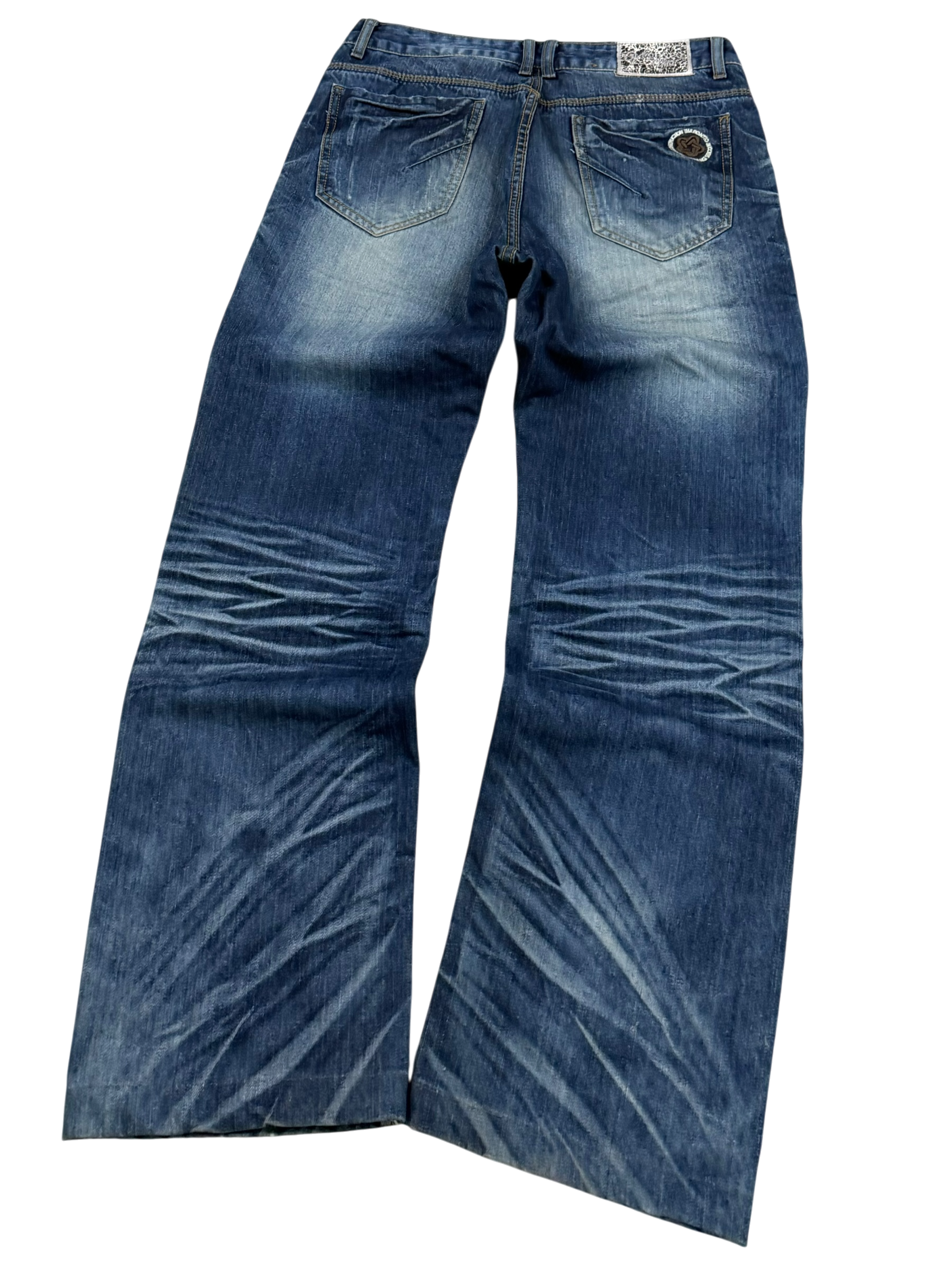 Washed Straightfit Jeans (S)