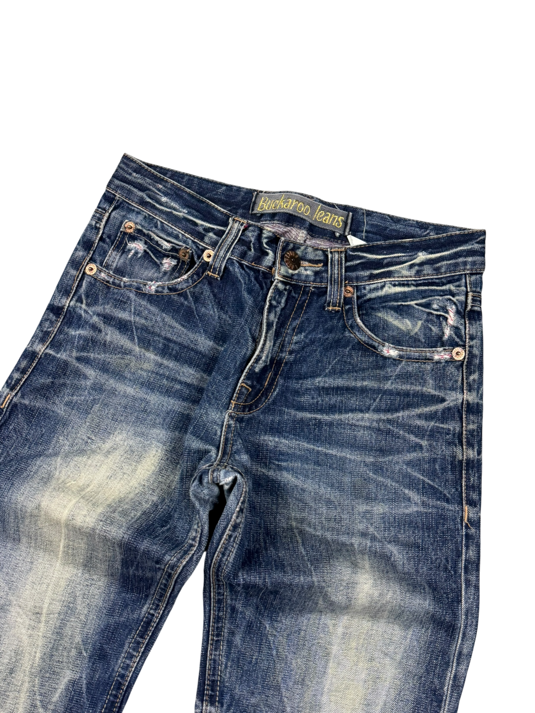 Washed Straightfit Jeans (XS)