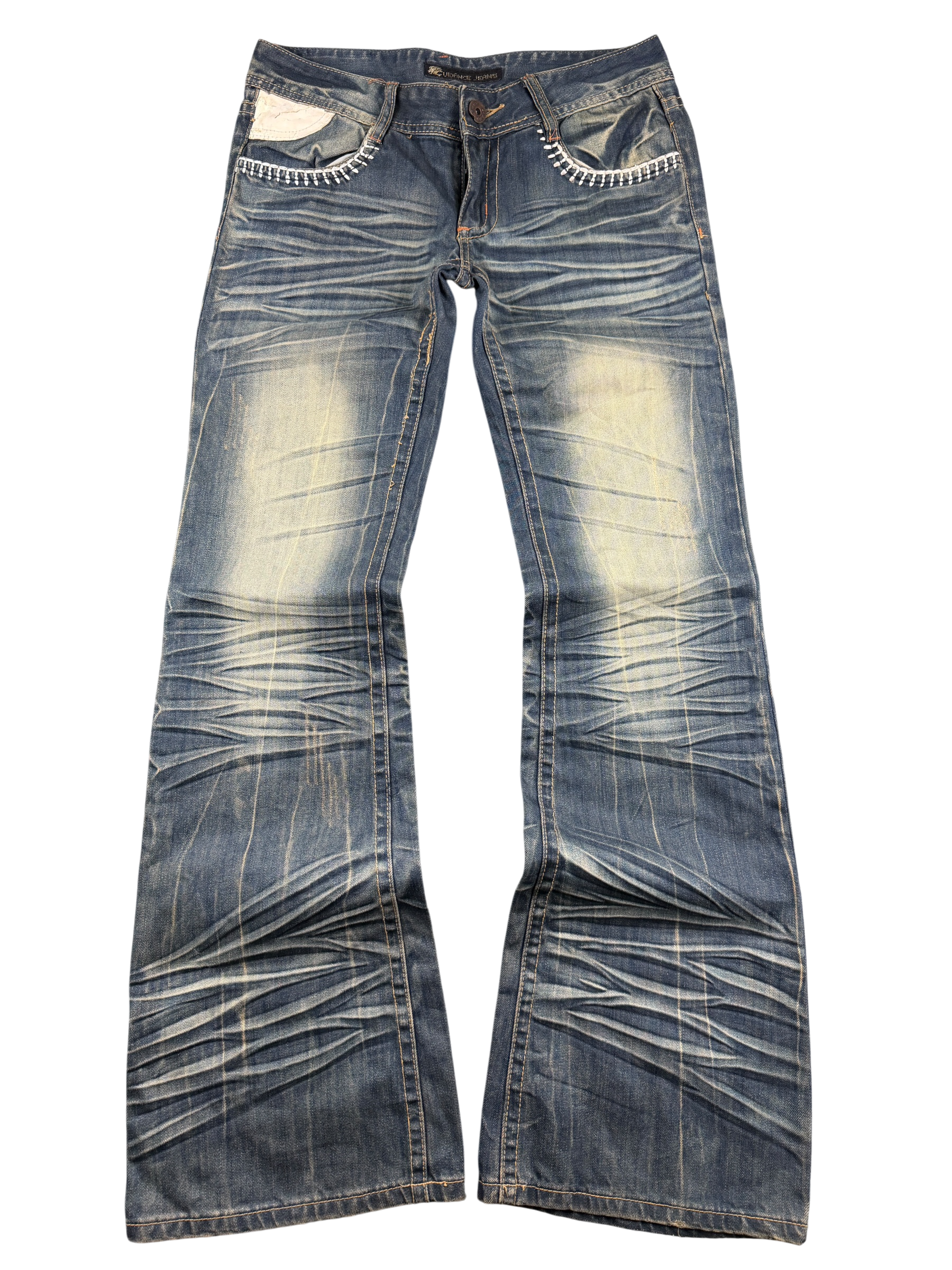 Ultra washed Big Bootcut Jeans (XS)
