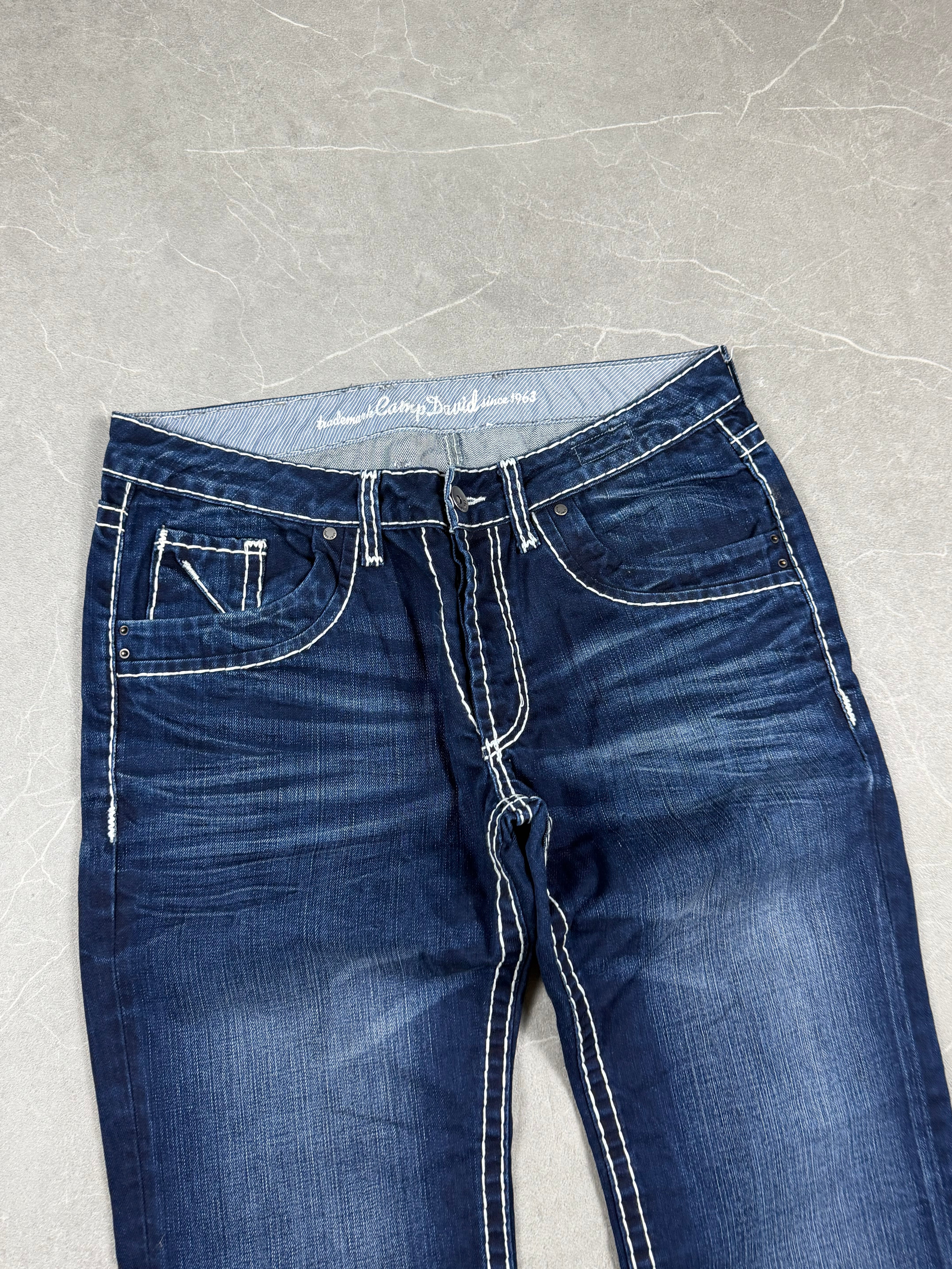 Camp David Washed Bootcut Jeans (S)