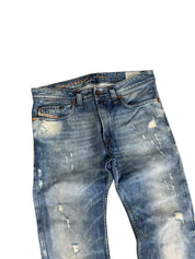 Vintage washed Slim Jeans (XS-S)