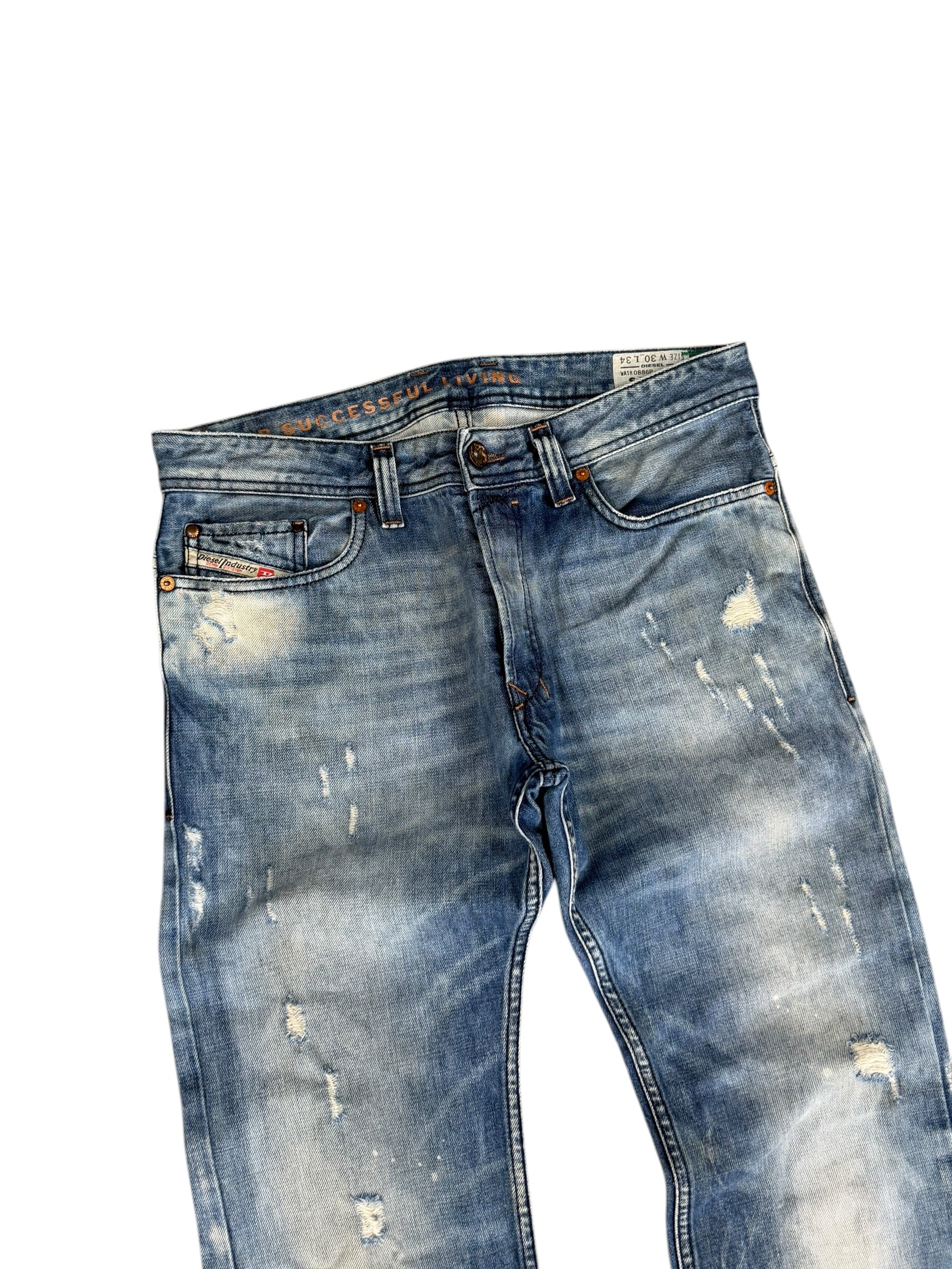 Vintage washed Slim Jeans (XS-S)