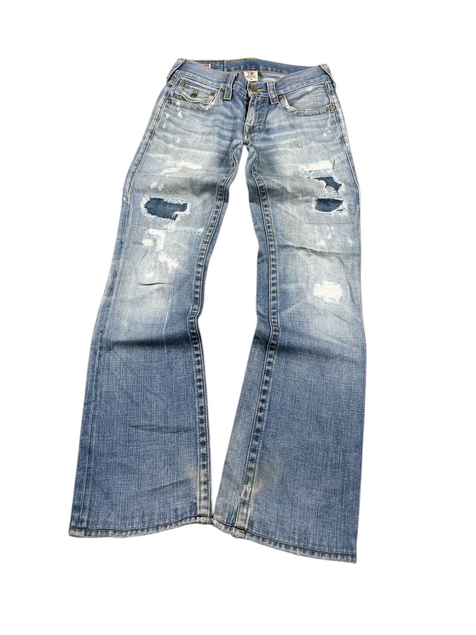True Religion washed Bootcut Jeans (S)