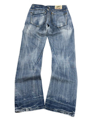 Vintage Washed Straight Jeans (S)
