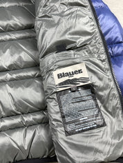 Blauer Puffer Jacke (S)