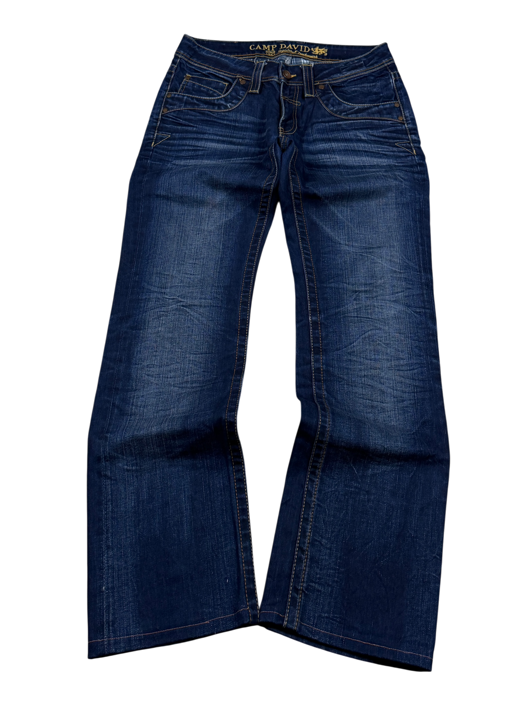 Vintage washed Straight Jeans (S)