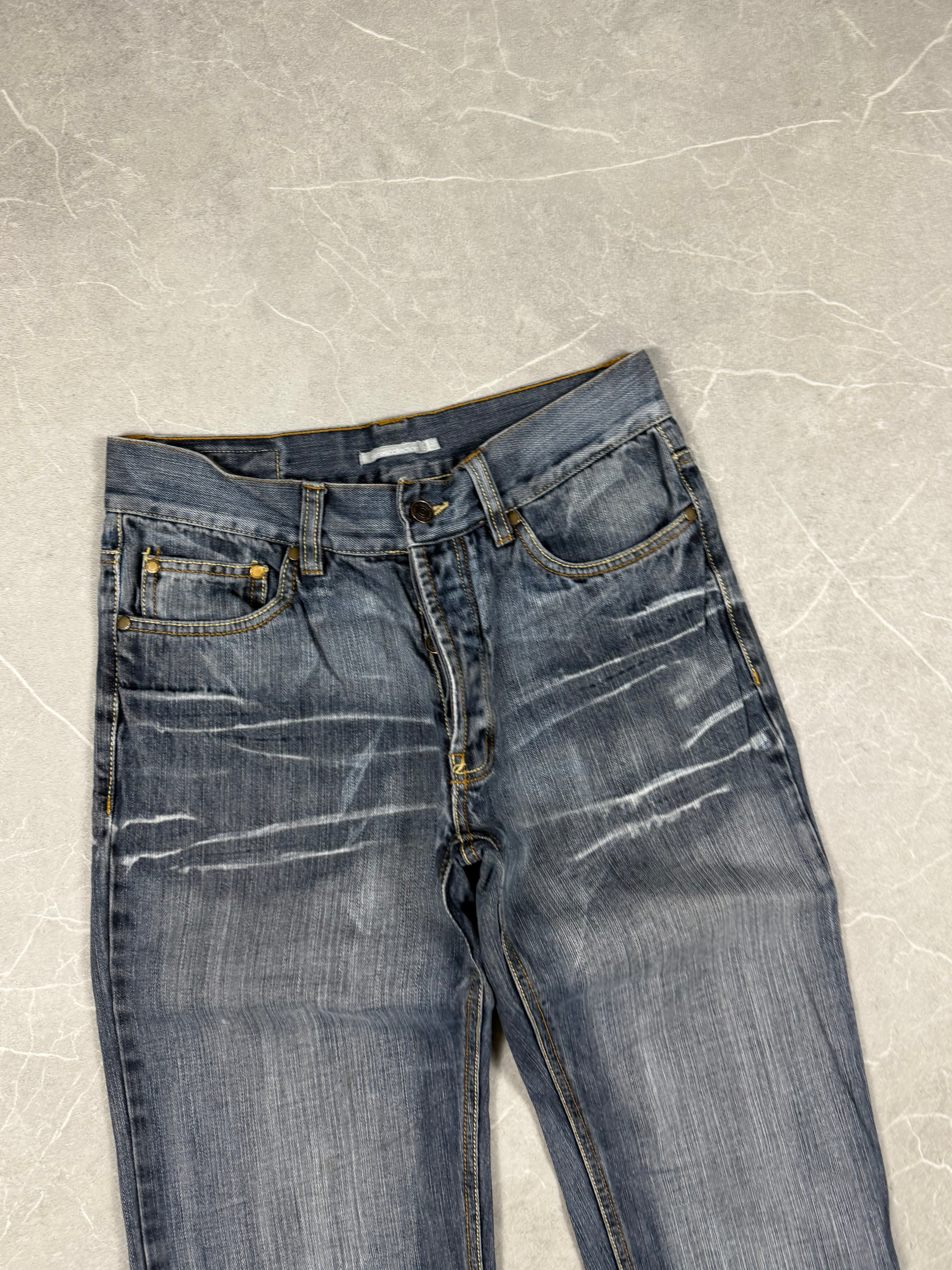 Vintage washed Straight Jeans (XS-S)