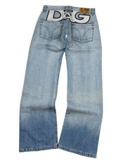 Dolce Gabbana Big Logo Bootcut Jeans (S-M)
