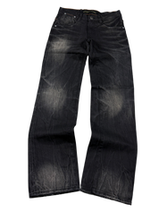 Crazy washed Straight Jeans (S)
