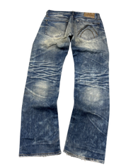 Crazy Washed Straight Jeans (S-M)