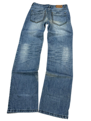 Washed Straight Fit Jeans (S)