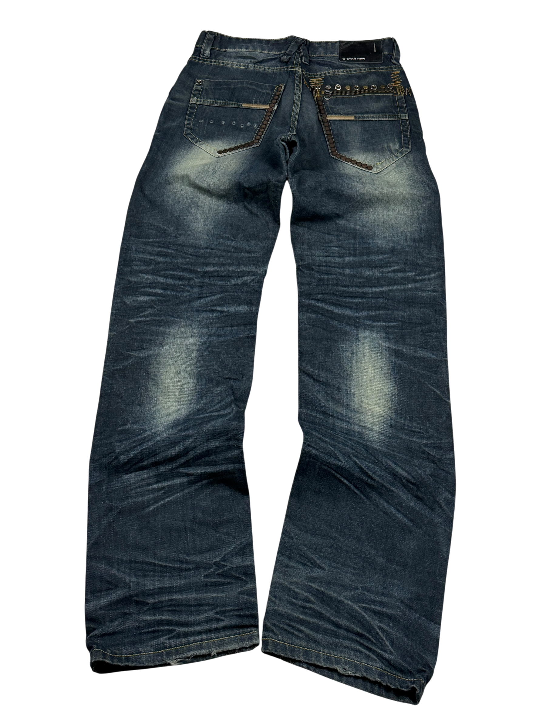 Washed straight Jeans (XS)