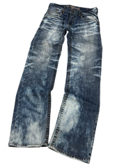 Crazy washed straight jeans (M)
