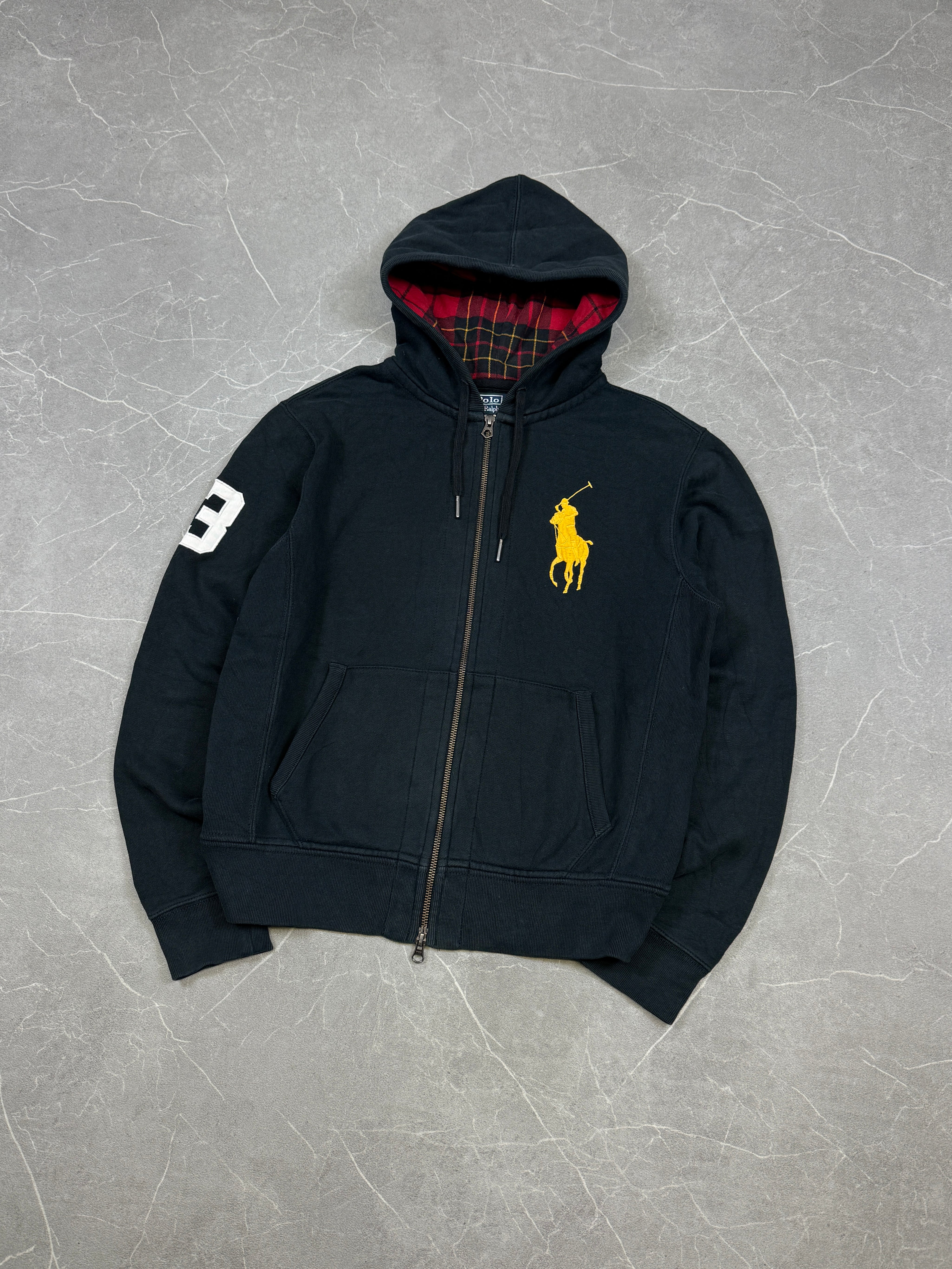 Ralph Lauren Big Pony Checked Hood Zipper (S)