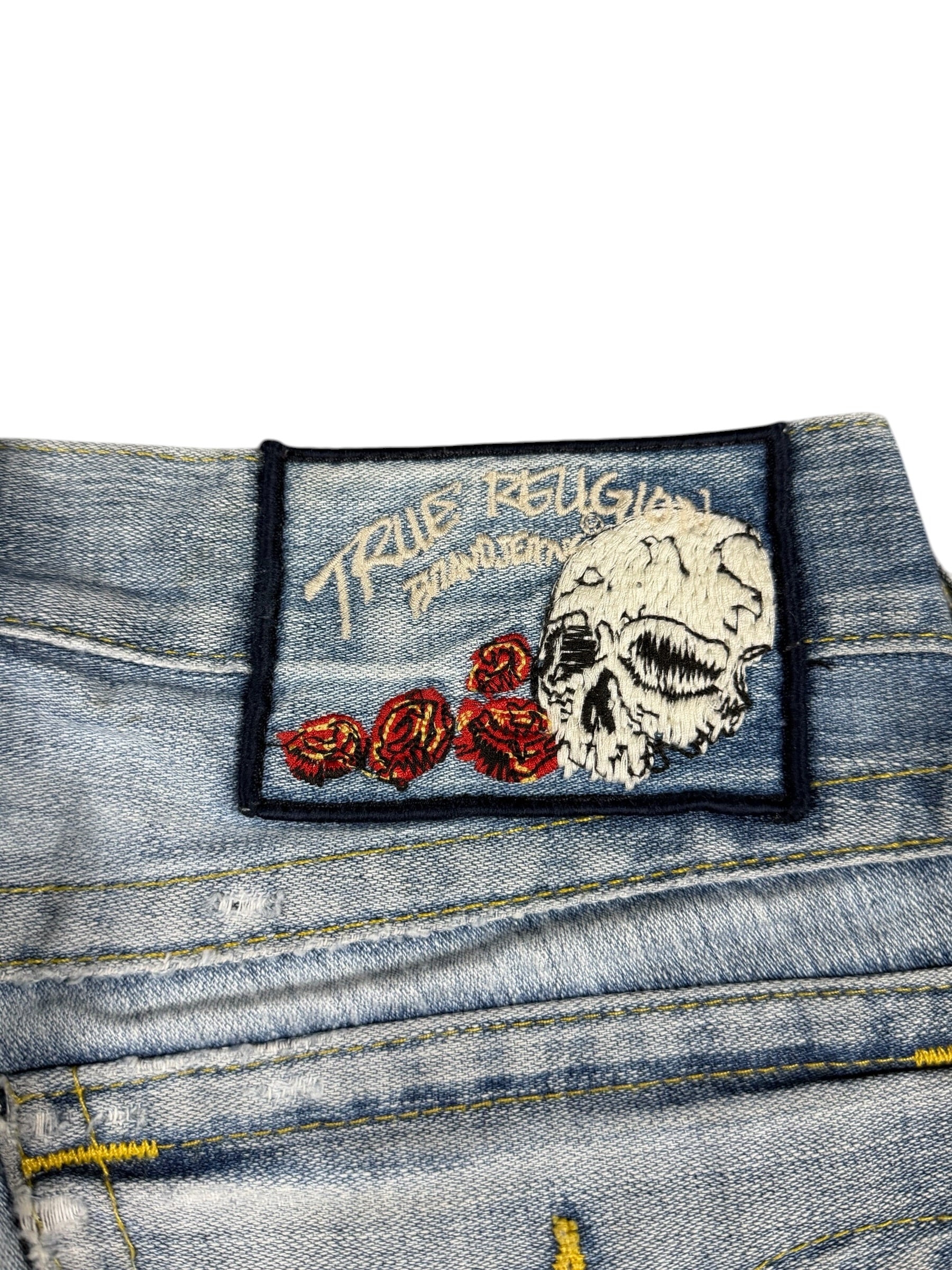 True Religion washed Bootcut Jeans (S)