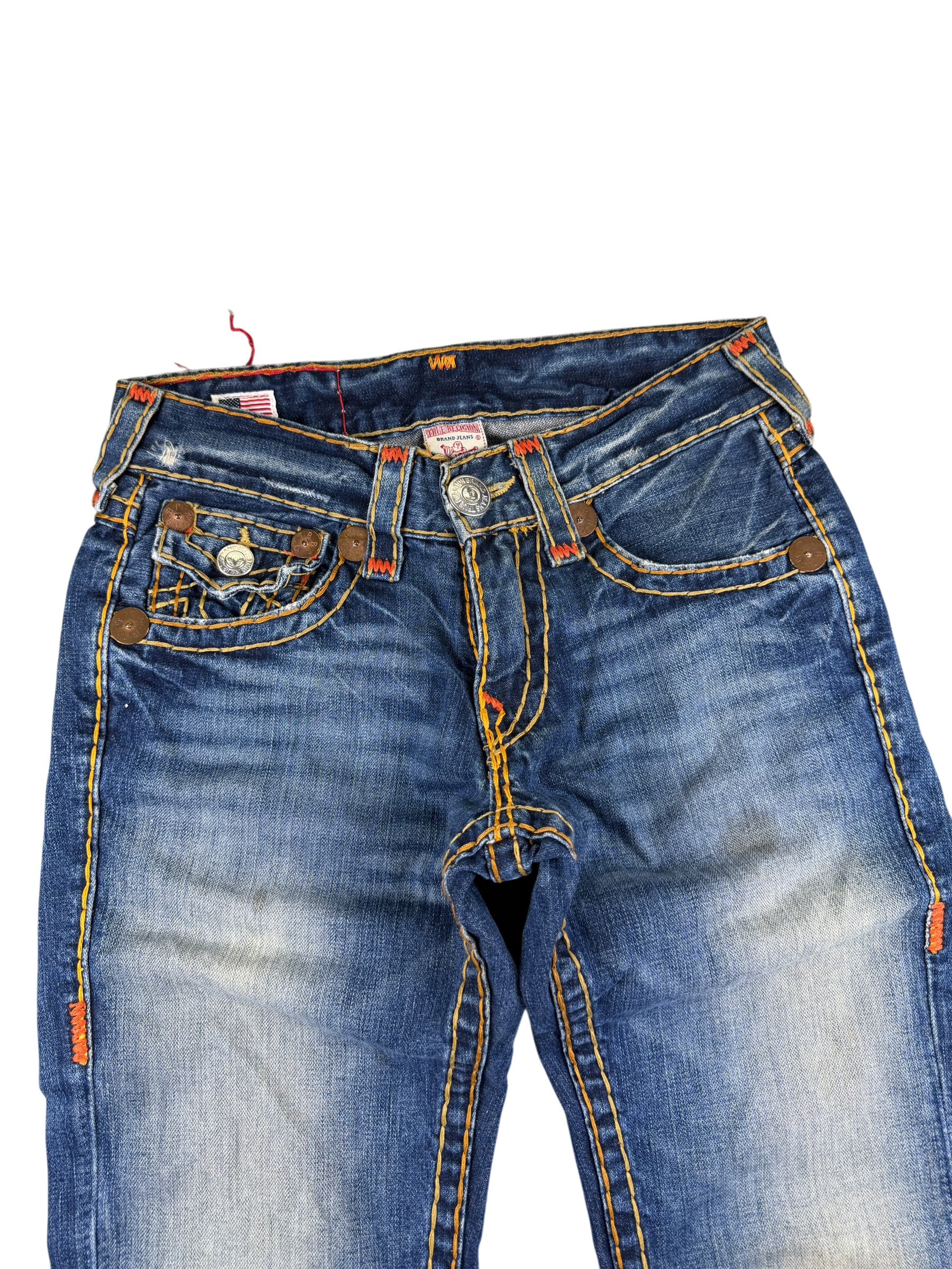 True Religion vintage washed Bootcut Jeans (S)