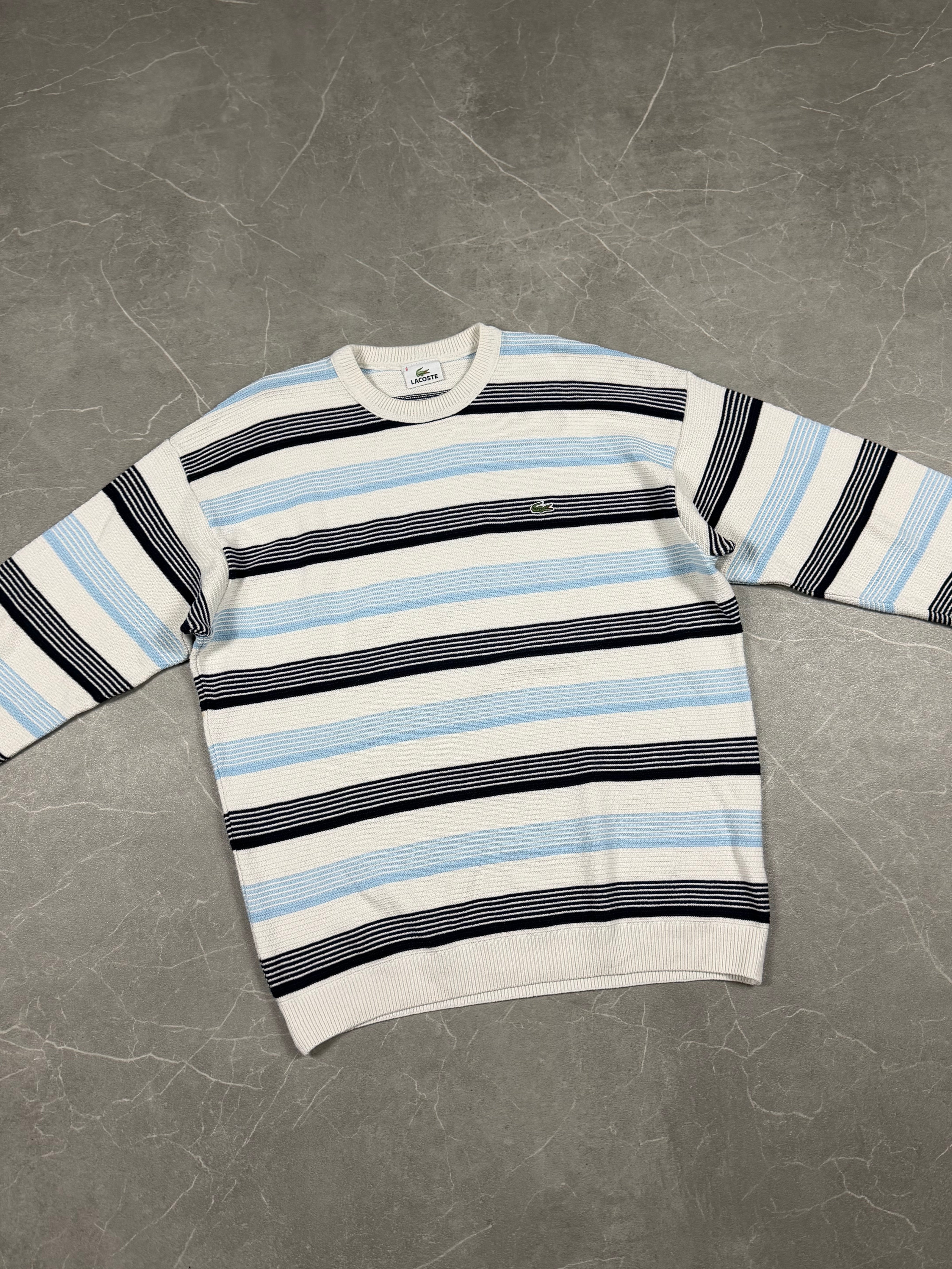 Rare Lacoste Striped Sweater (L)