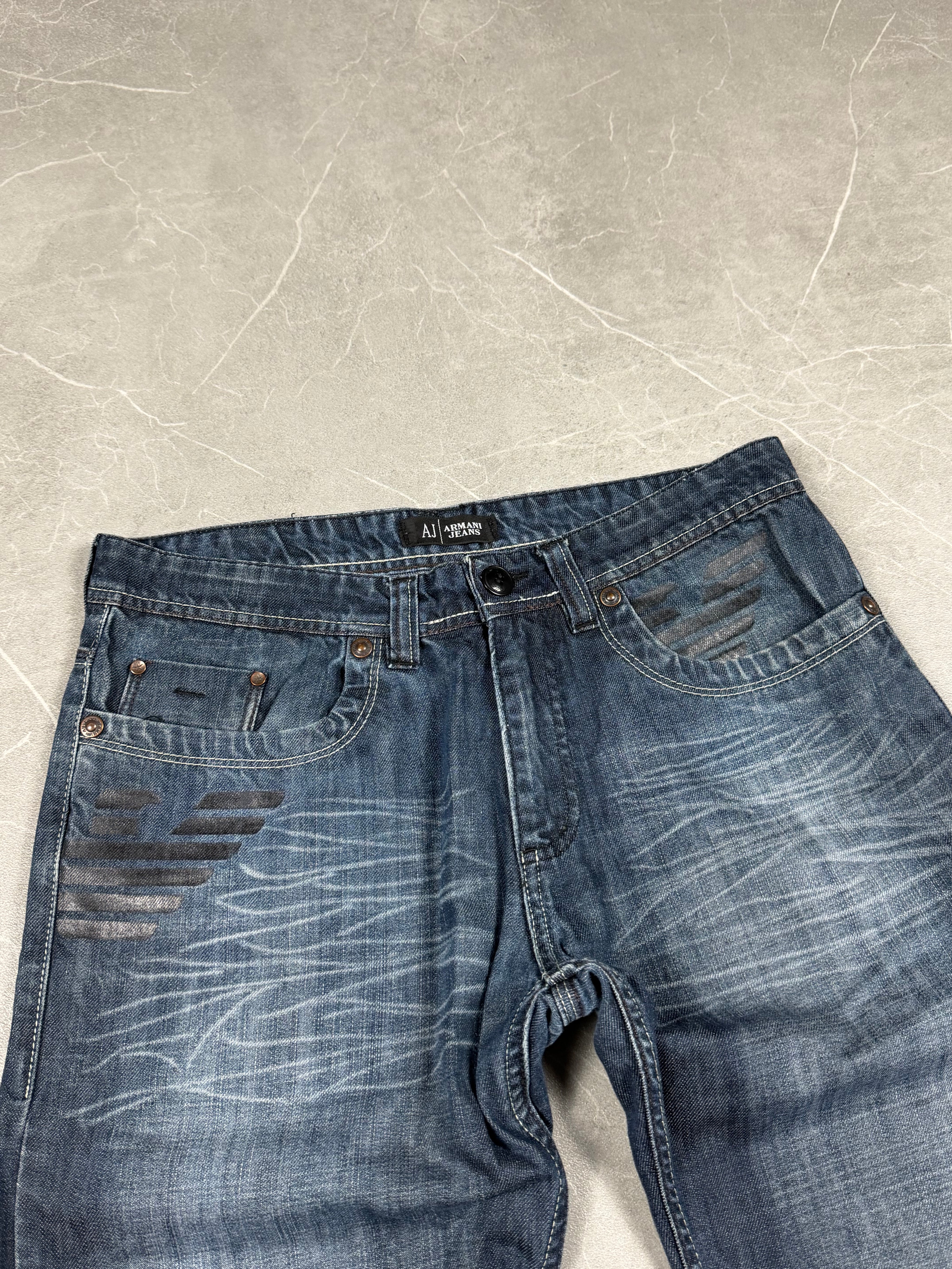 Armani Logo Jeans (S)