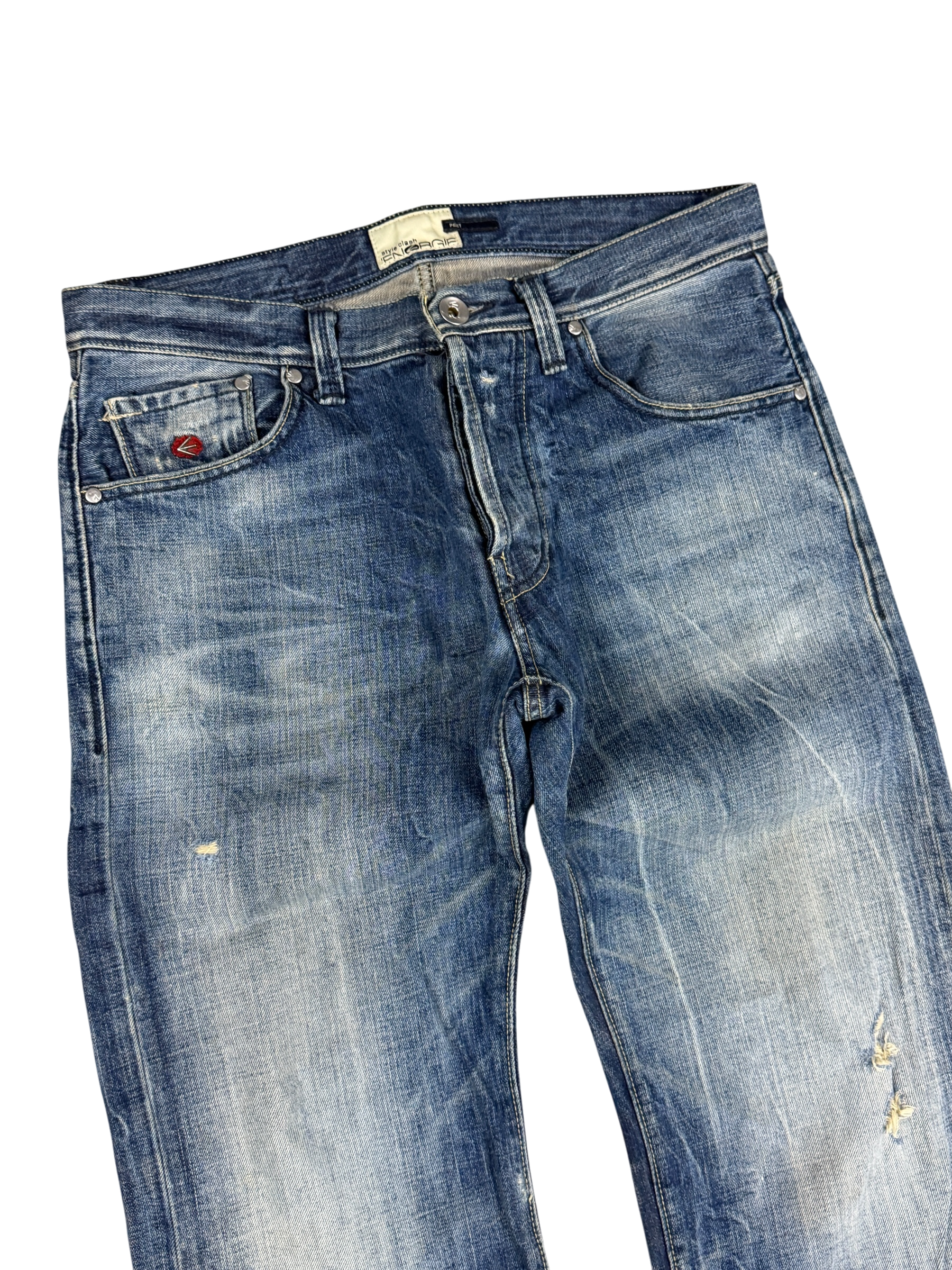 Vintage washed bootcut jeans (M)