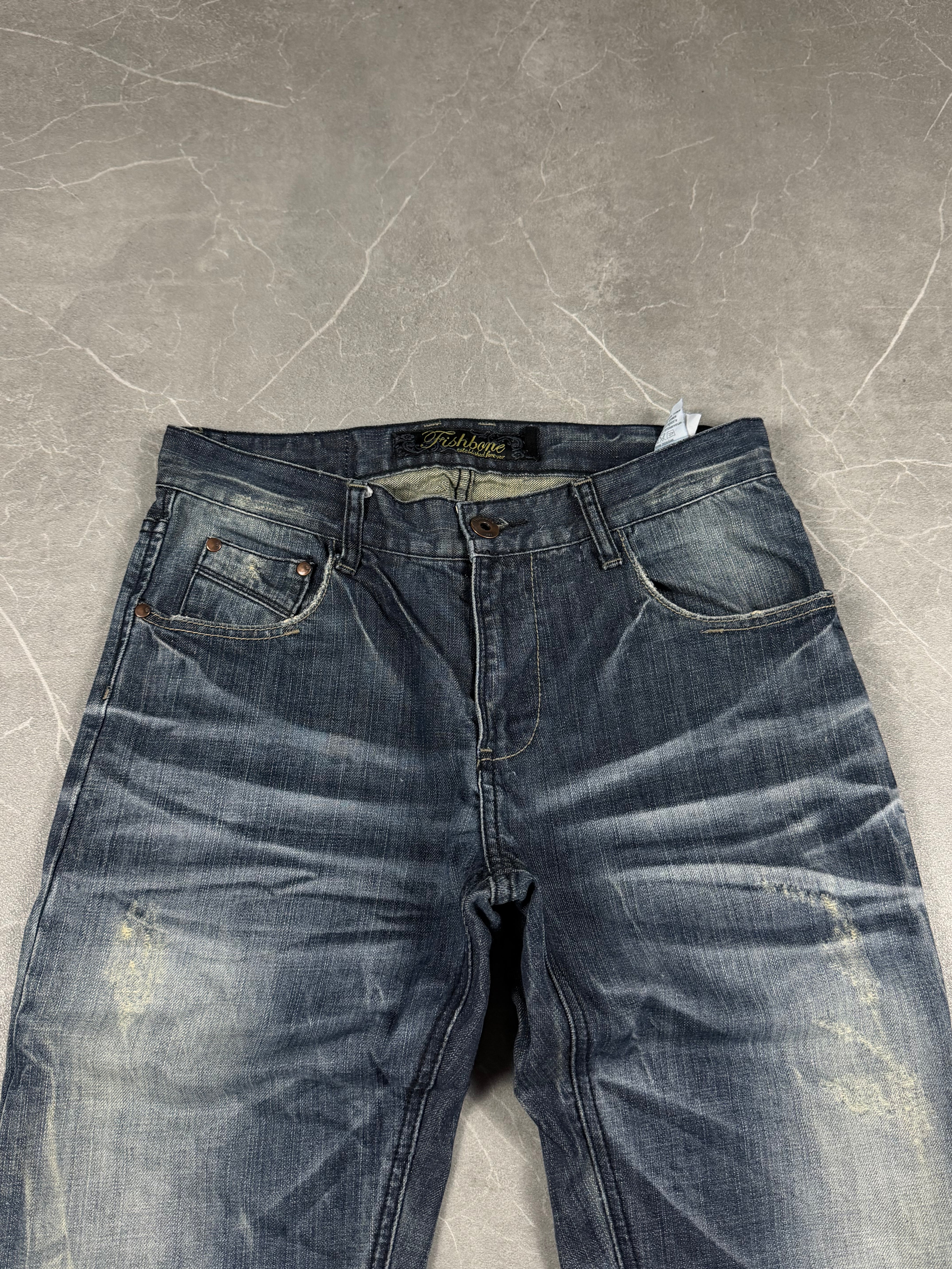 Vintage washed Slim Fit Jeans (S-M)