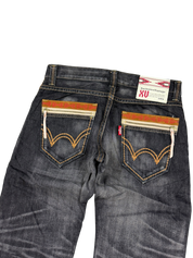 Crazy Washed Bootcut Jeans (S)