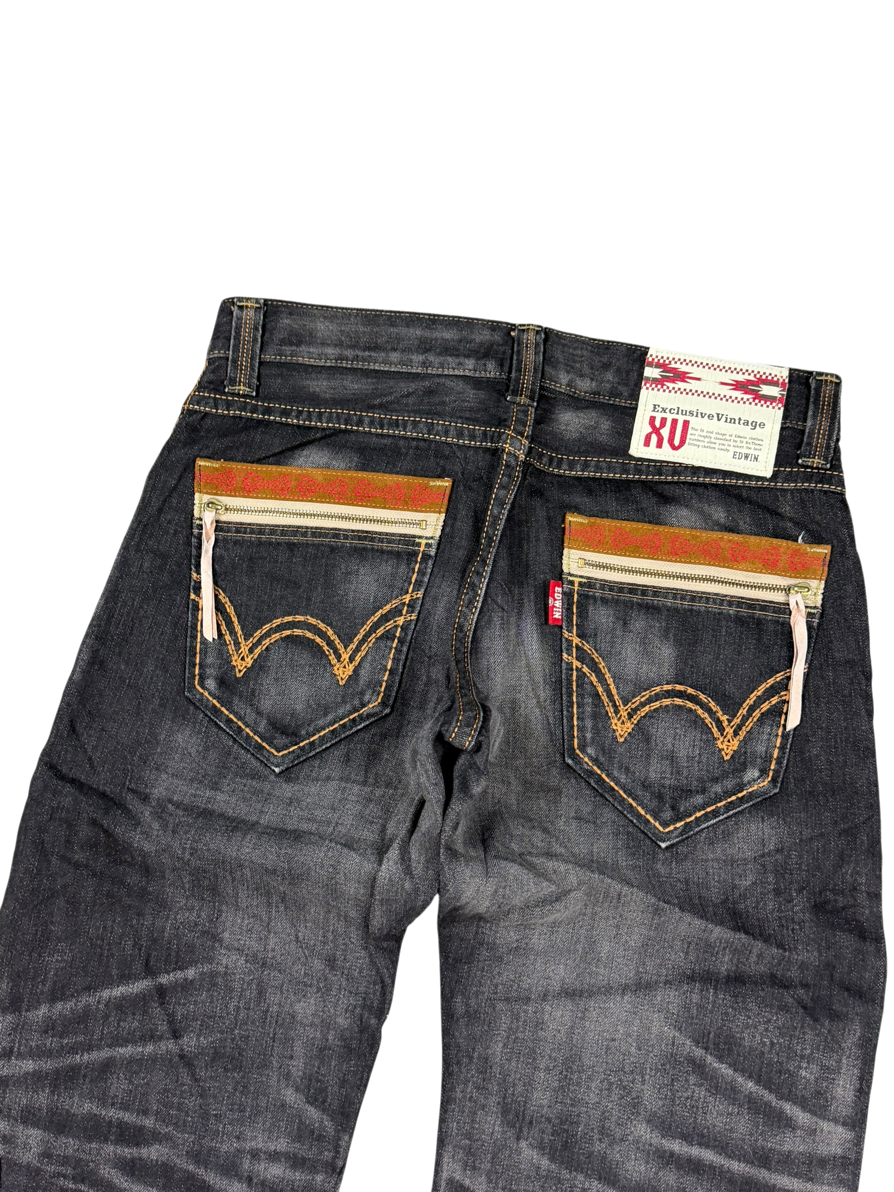 Crazy Washed Bootcut Jeans (S)
