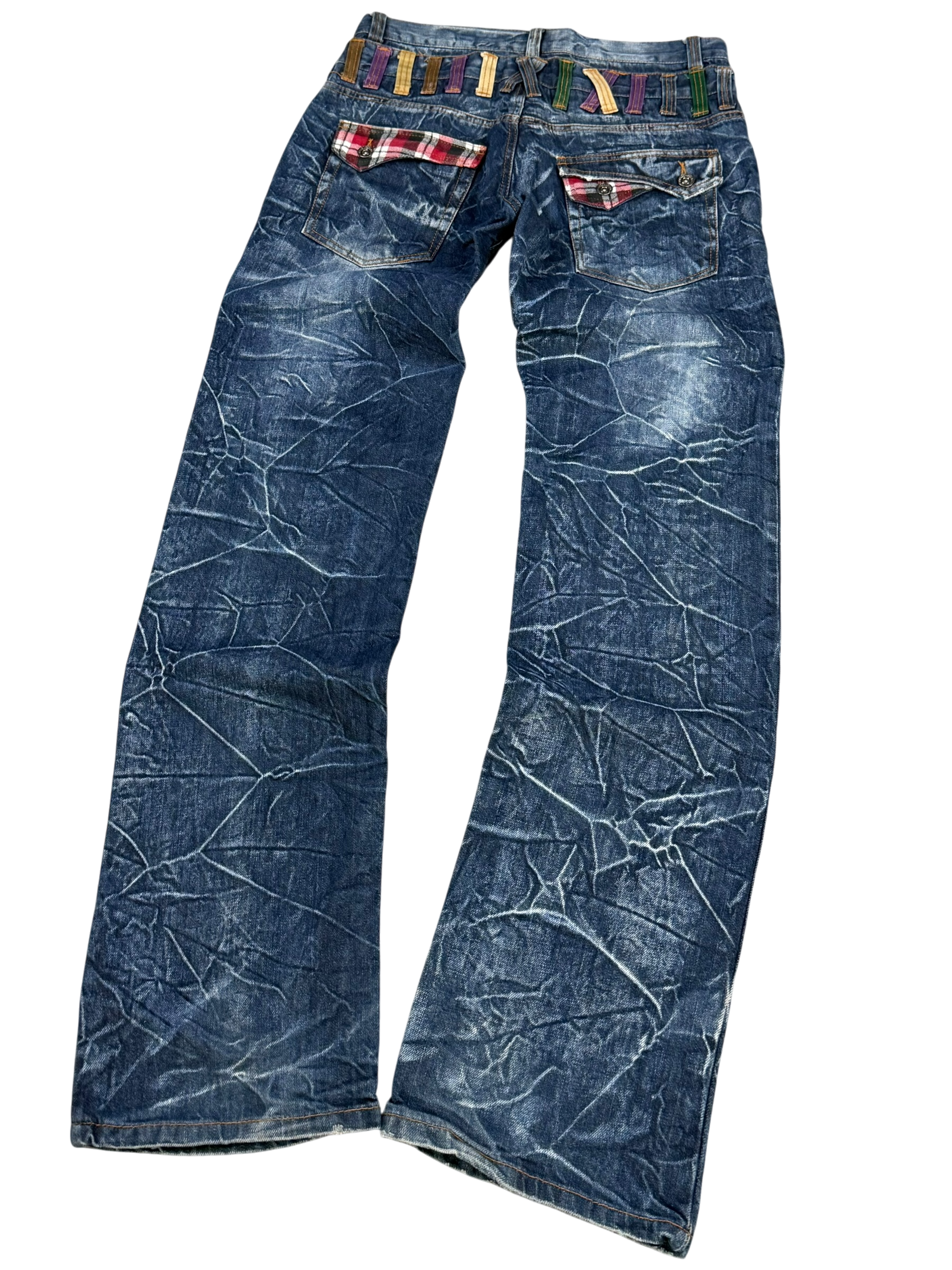 Ultra washed doublewaist Straightfit Jeans (M)