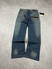 Armani Italia Big Logo Bootcut Jeans (M-L)