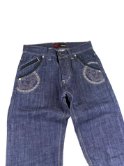 Versace vintage Big Logo Straight Jeans (XS)