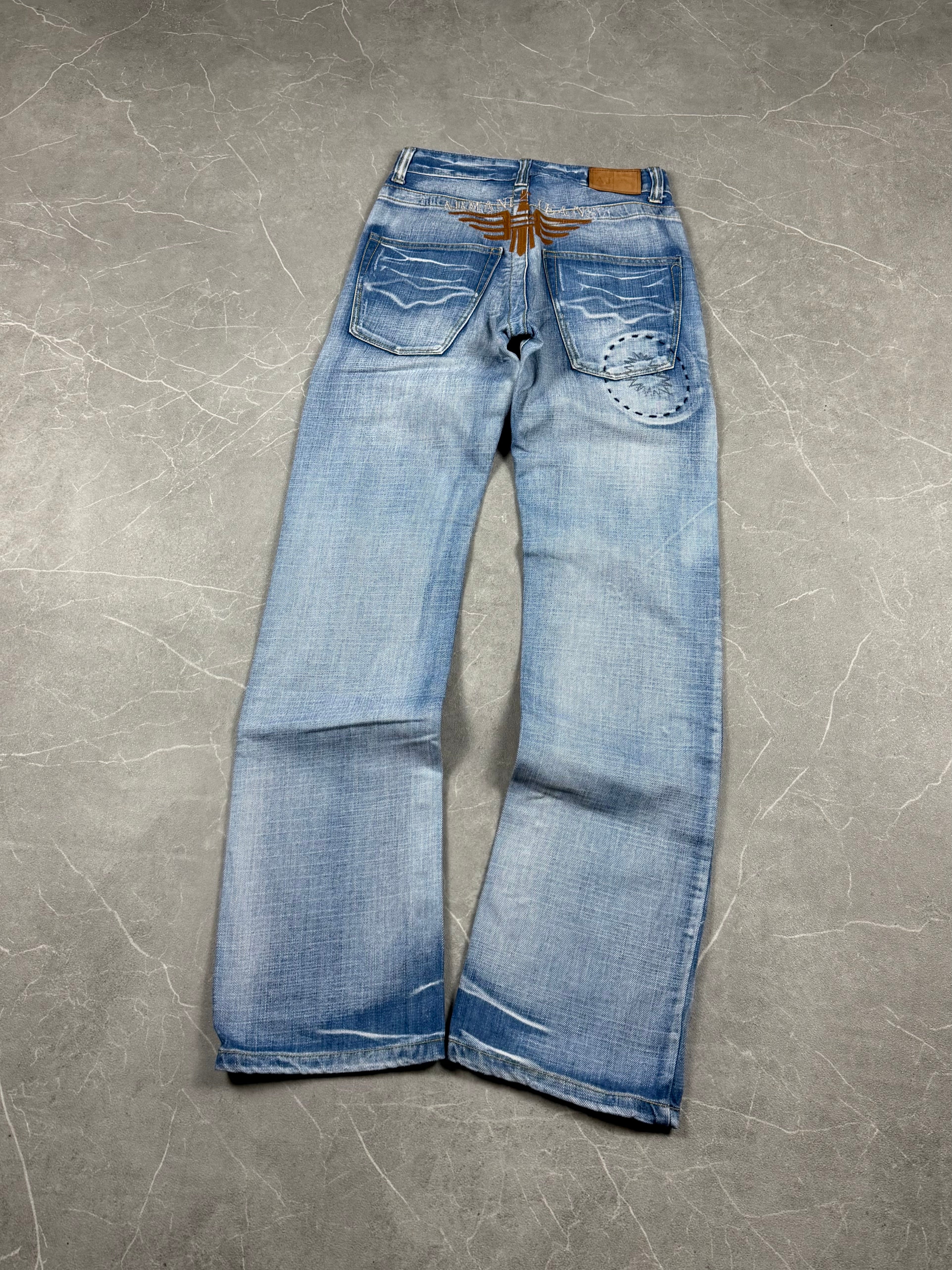Armani washed Big Logo Jeans (S)