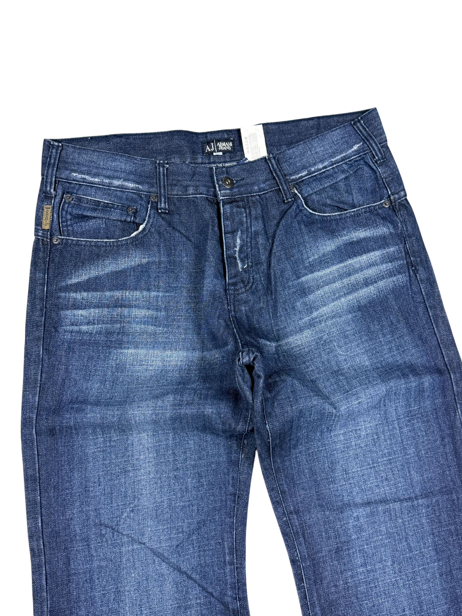 Armani Vintage Washed Bootcut Jeans (L)