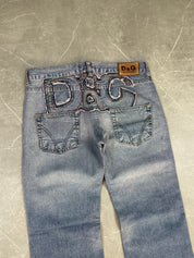 Dolce Gabbana Big Logo Bootcut Jeans (S)