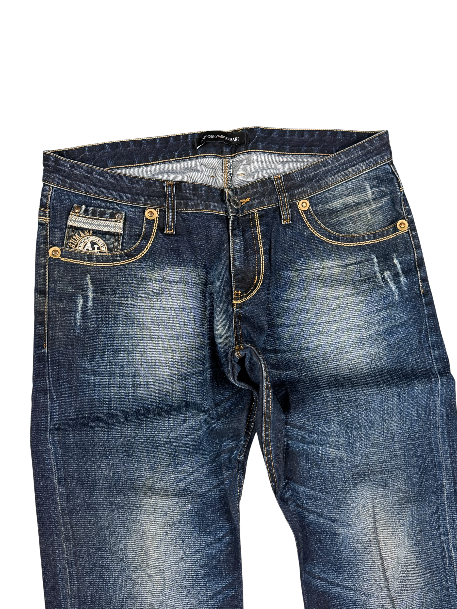 Armani vintage washed Bootcut Jeans (XL)