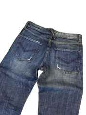 Vintage Washed Bootcut Jeans (S-M)